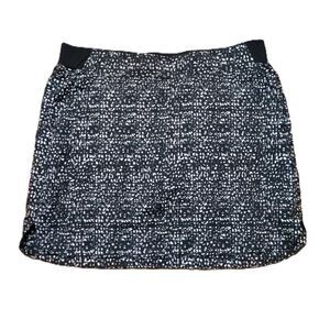 Cypress Club Womens Skort Size L Black White Athletic Golf Tennis Skirt Shorts